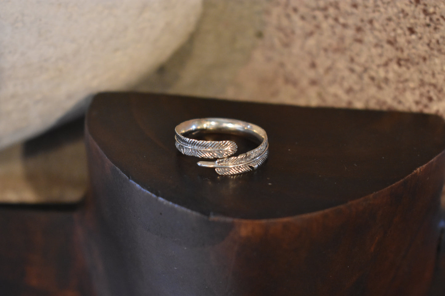 The Feather Adjustable Ring