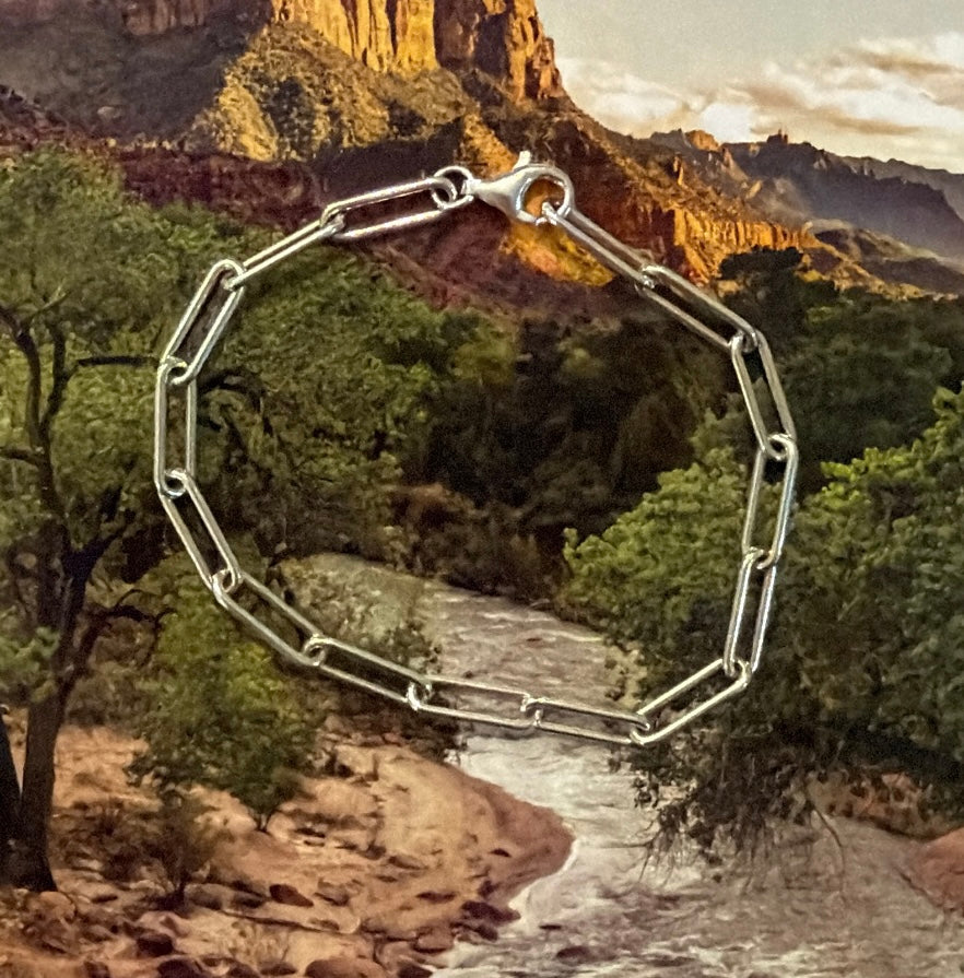 Sterling Silver Link Bracelet