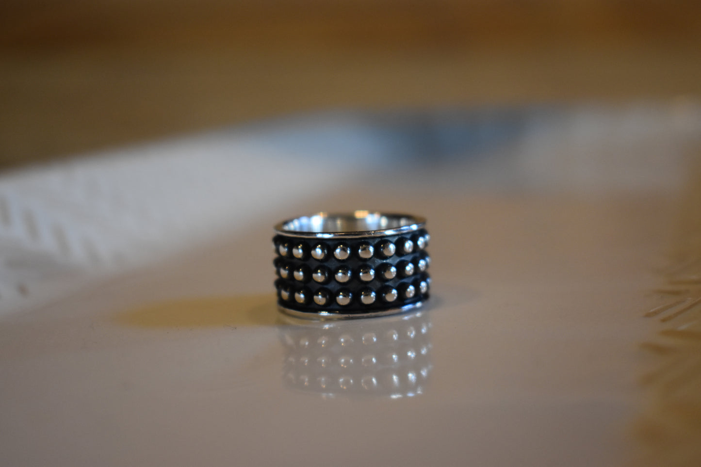 Triple Ball Drop Ring