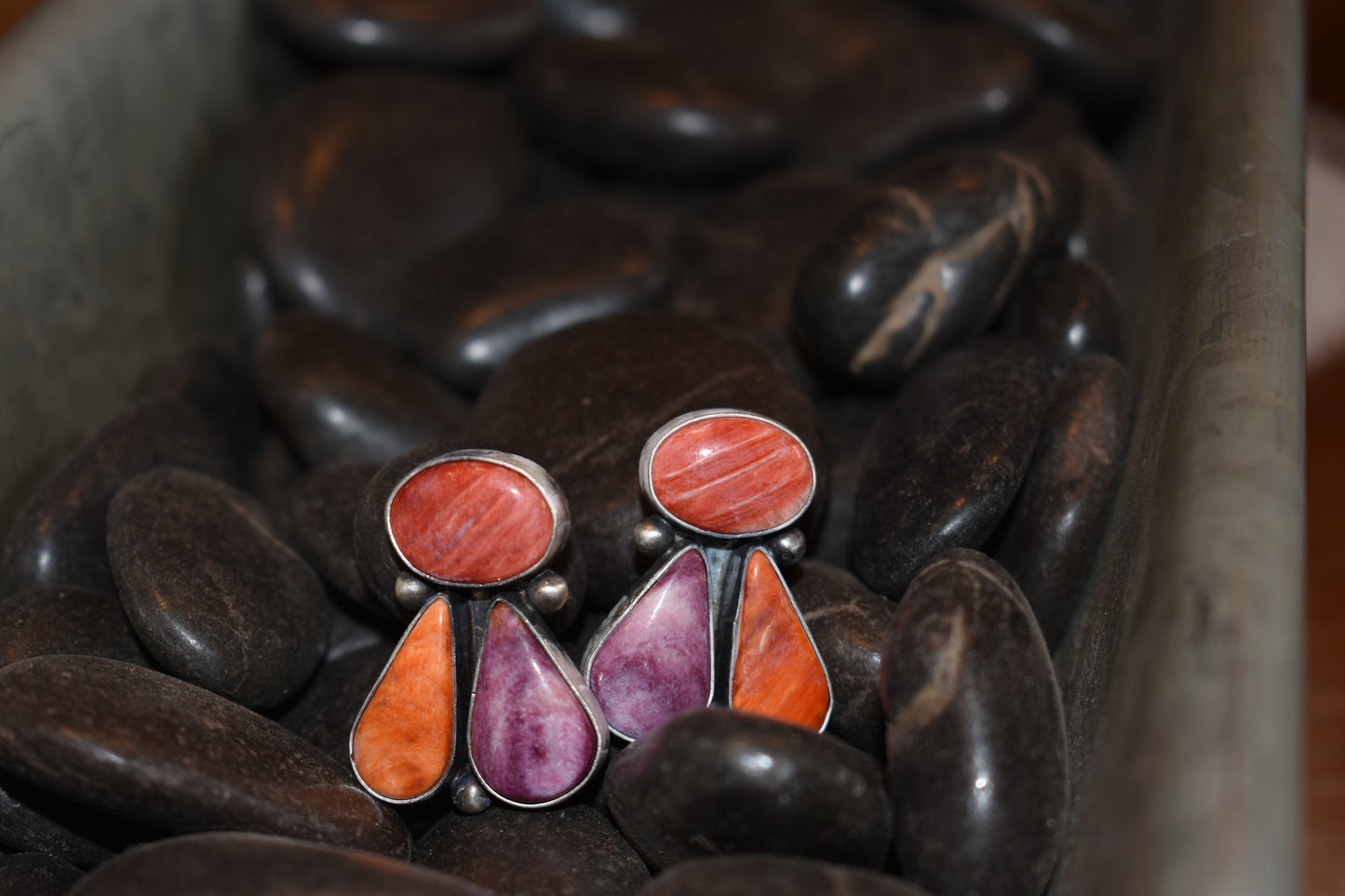 Multi Spiny Cluster Earrings