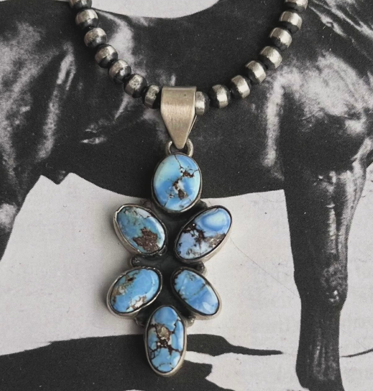 Golden Hills 6 Stone Pendant