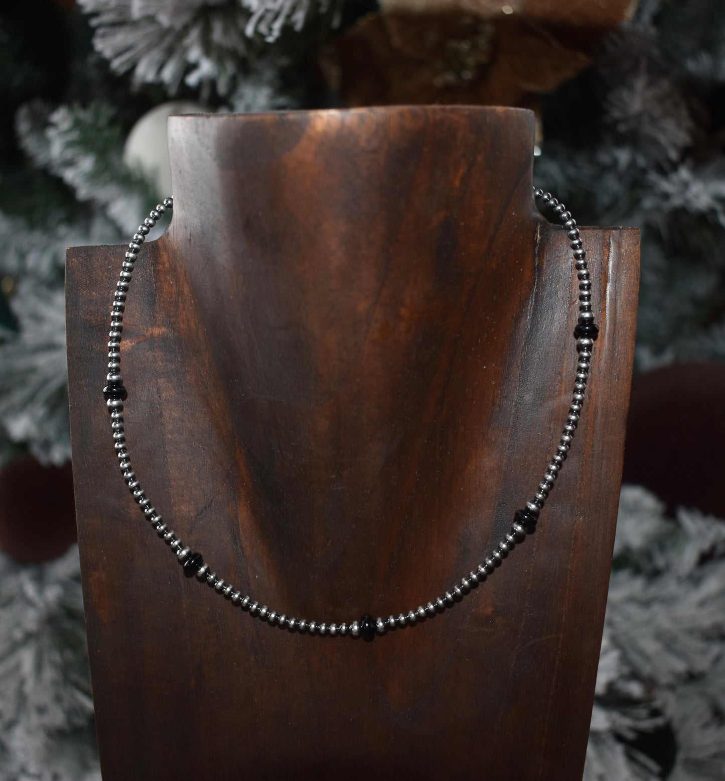 Black Onyx Navajo Necklace