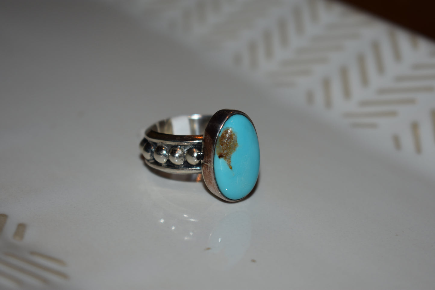 Kingman Dot Ring Size 9