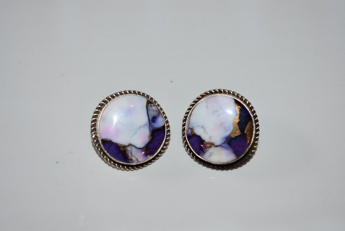 Purple Mohave Studs