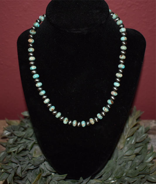 Turquoise Nugget Navajo Necklace