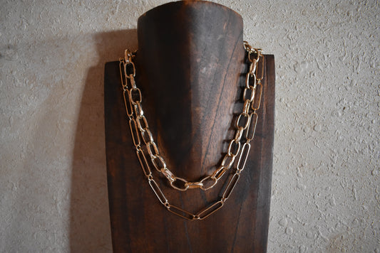 Gold Statement Chain Necklaces
