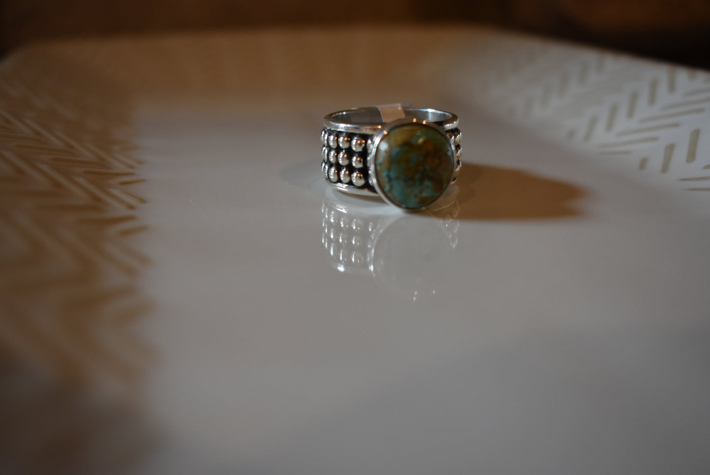 Royston Size 10 Thick Dot Ring