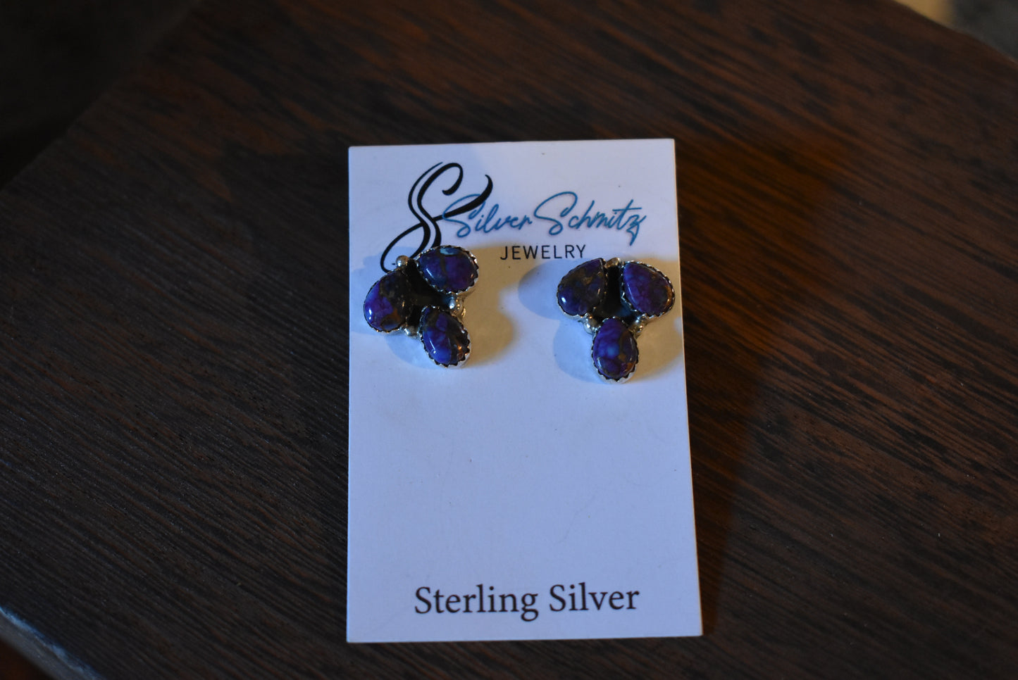 Purple Mohave Studs