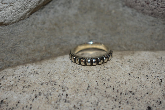 Studded Sterling Silver Ring