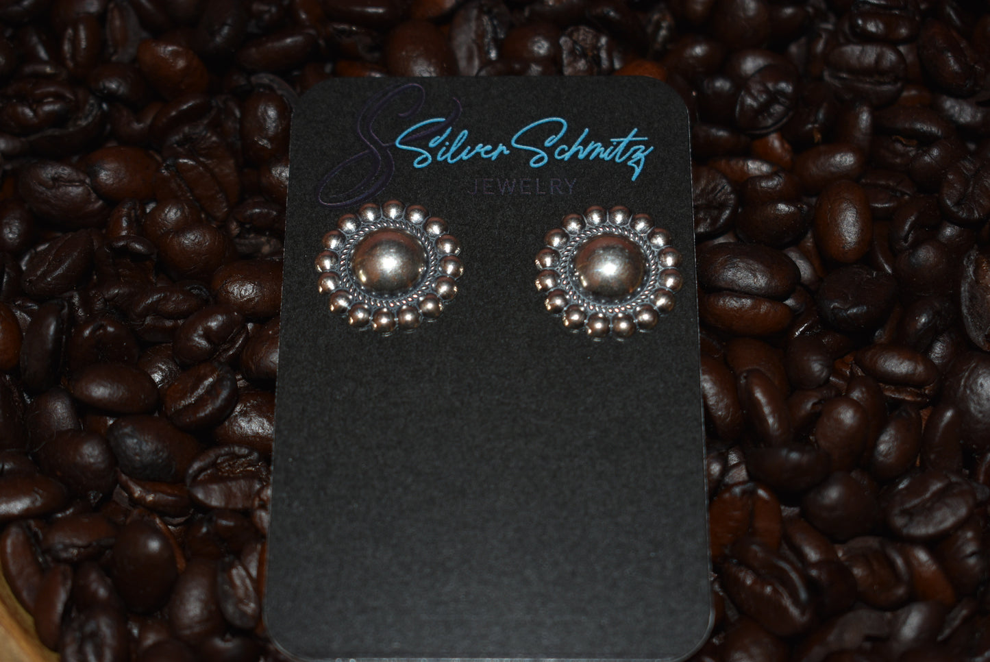 Sterling Stud Earrings - Large