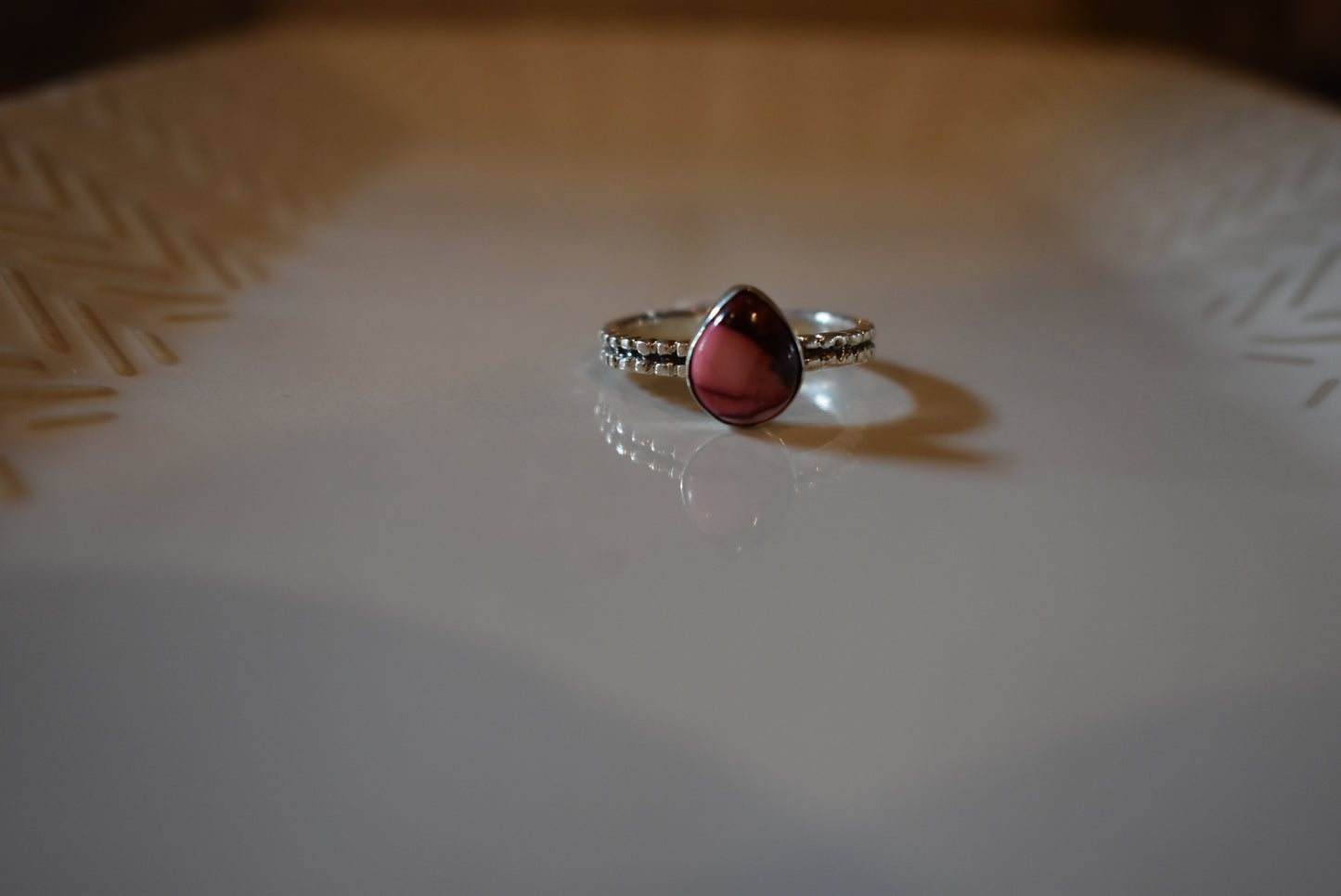 Dahlia Rose Ring Size 8