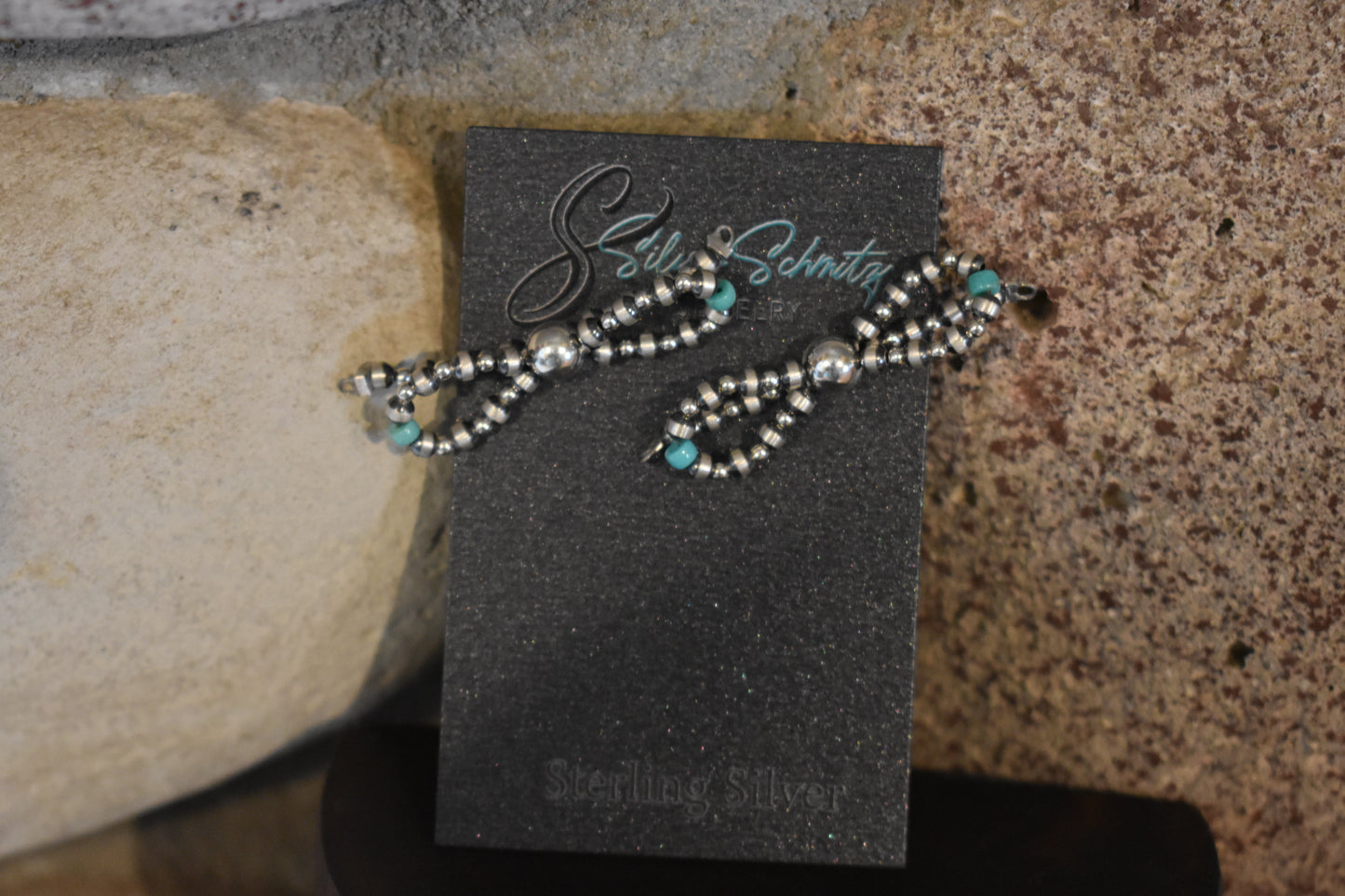 Navajo Pearl Bow Earrings