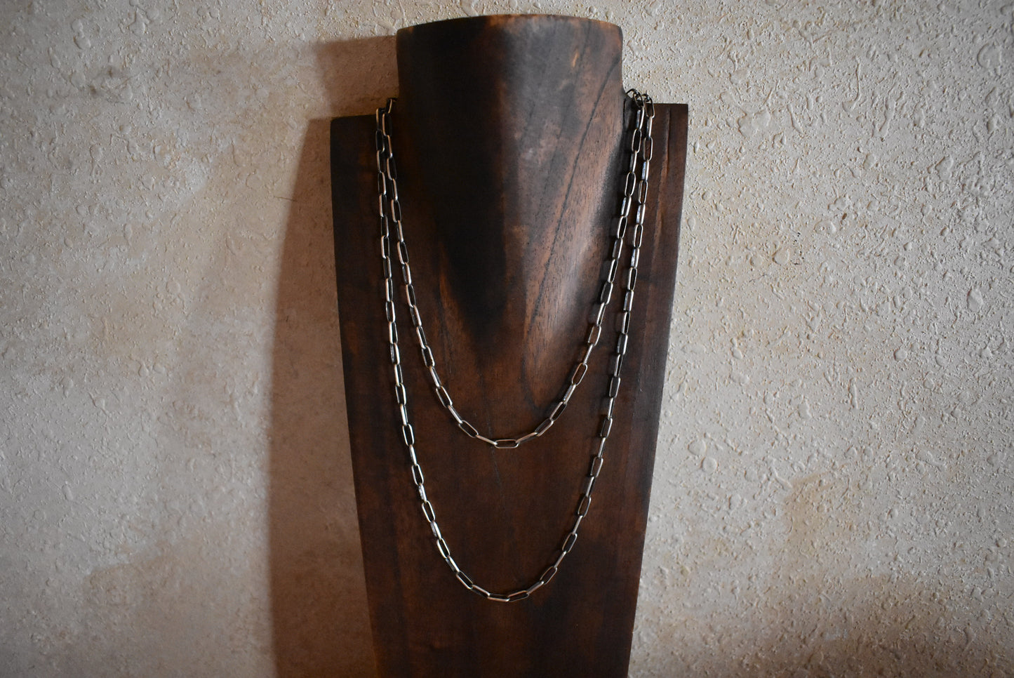 Paper-link Oxidized Necklaces
