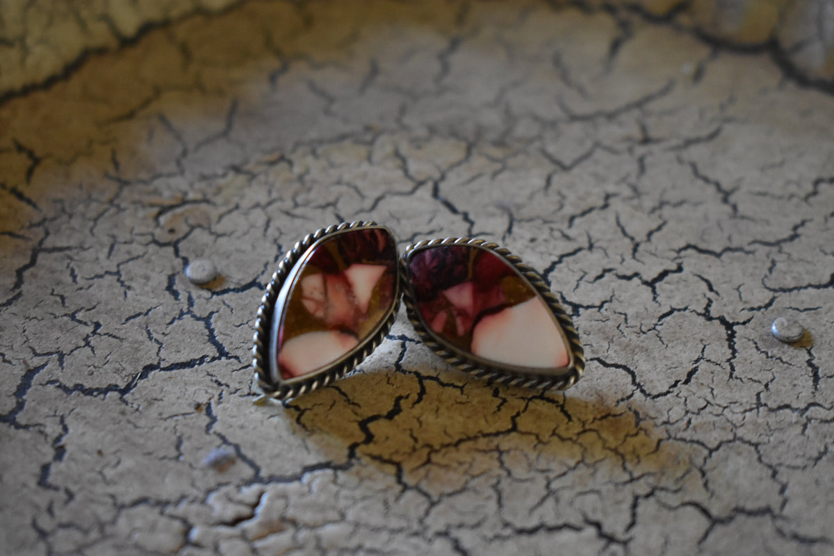 Dahlia Rose Studs