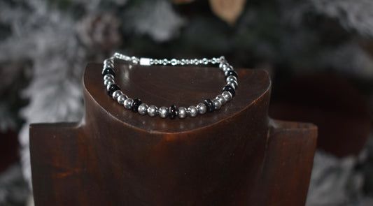 Black Onyx Navajo Bracelet