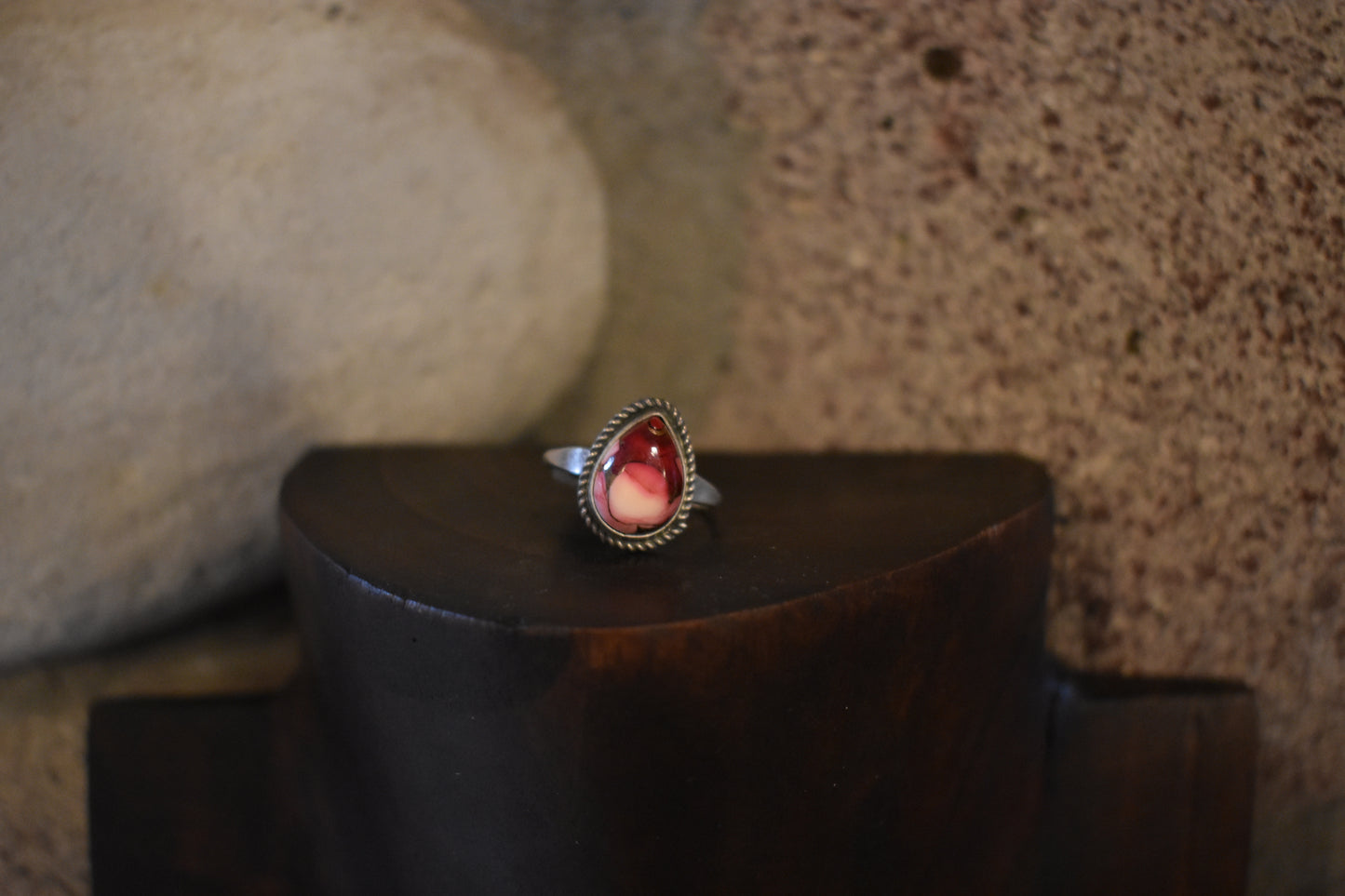 Dahlia Rose Ring Size 8