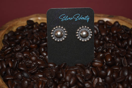 Sterling Stud Earrings - Large