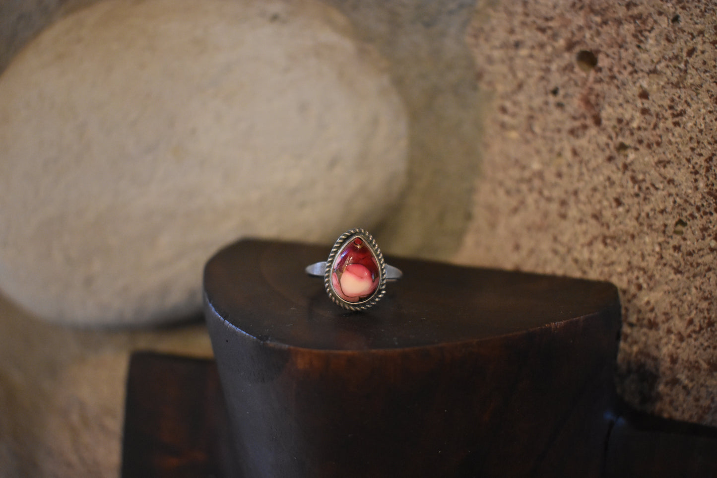 Dahlia Rose Ring Size 8