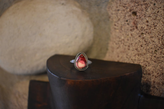 Dahlia Rose Ring Size 8