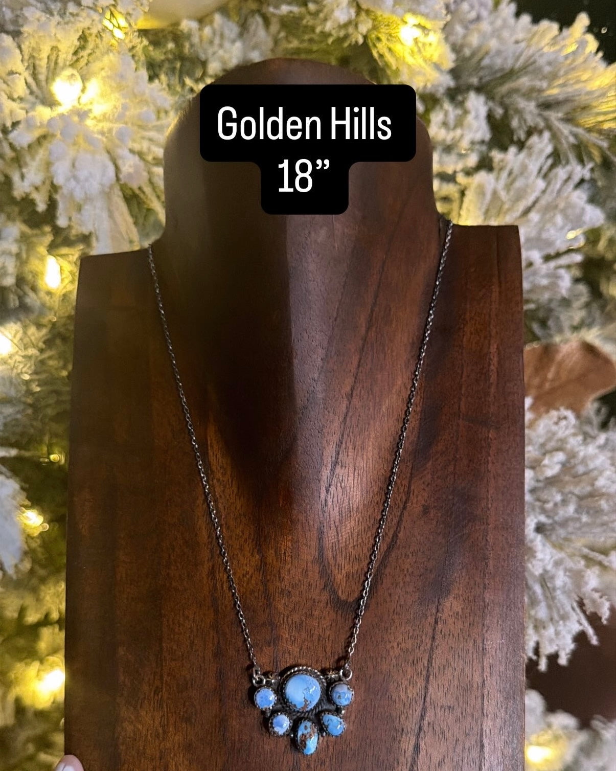 Golden Hills 6 Stone Necklace