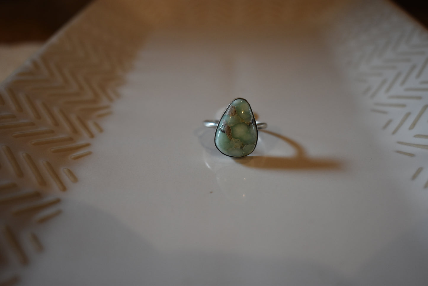 White Water Ring Size 8
