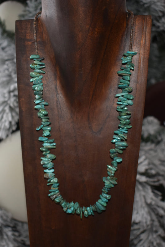 24” Turquoise Nugget Necklace