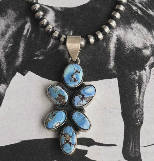 Golden Hills 6 Stone Pendant