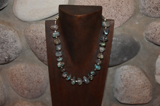 Turquoise Nugget 18.5”