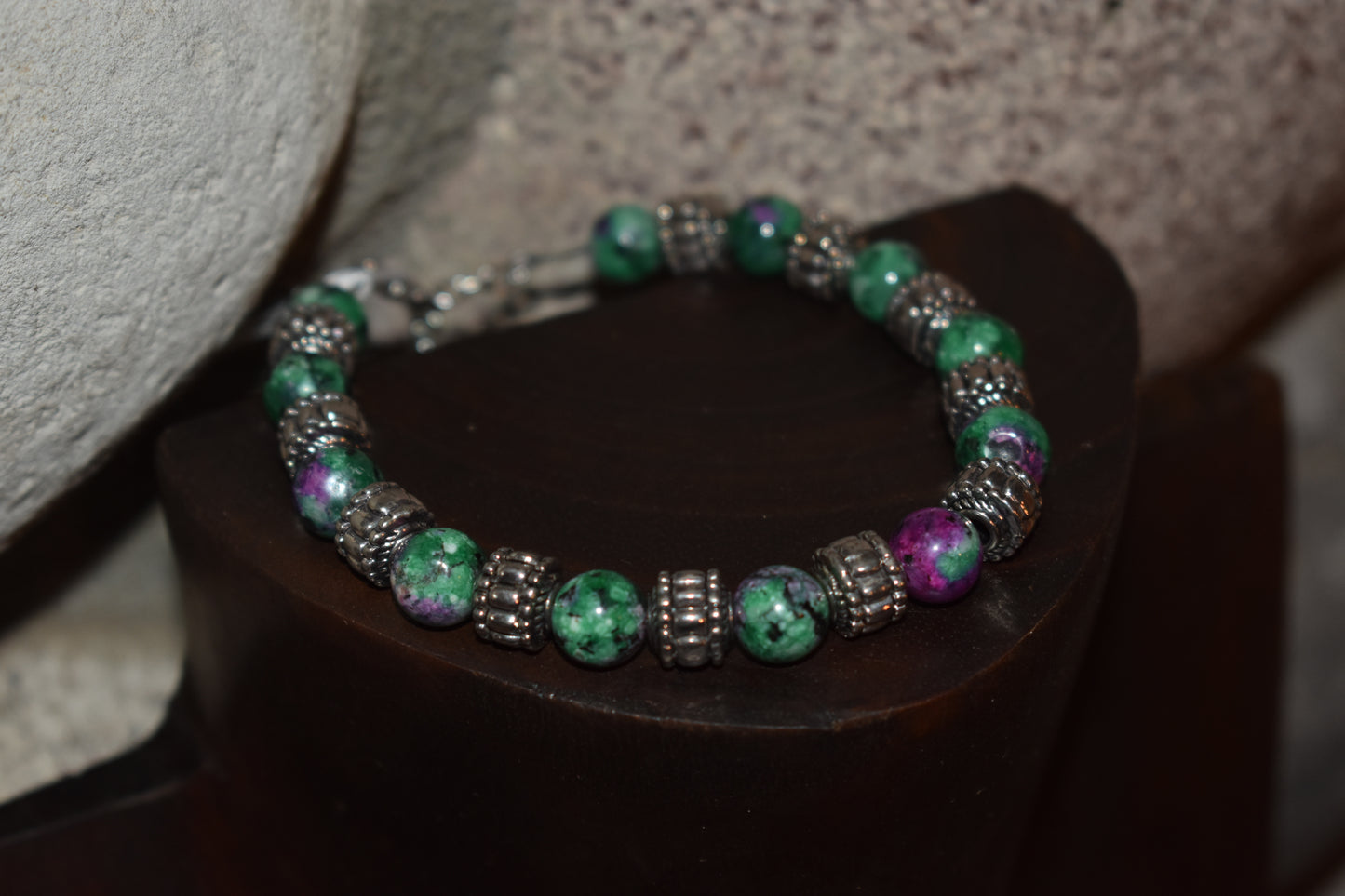 Dot Beads with Turquoise Puerpleite Beads