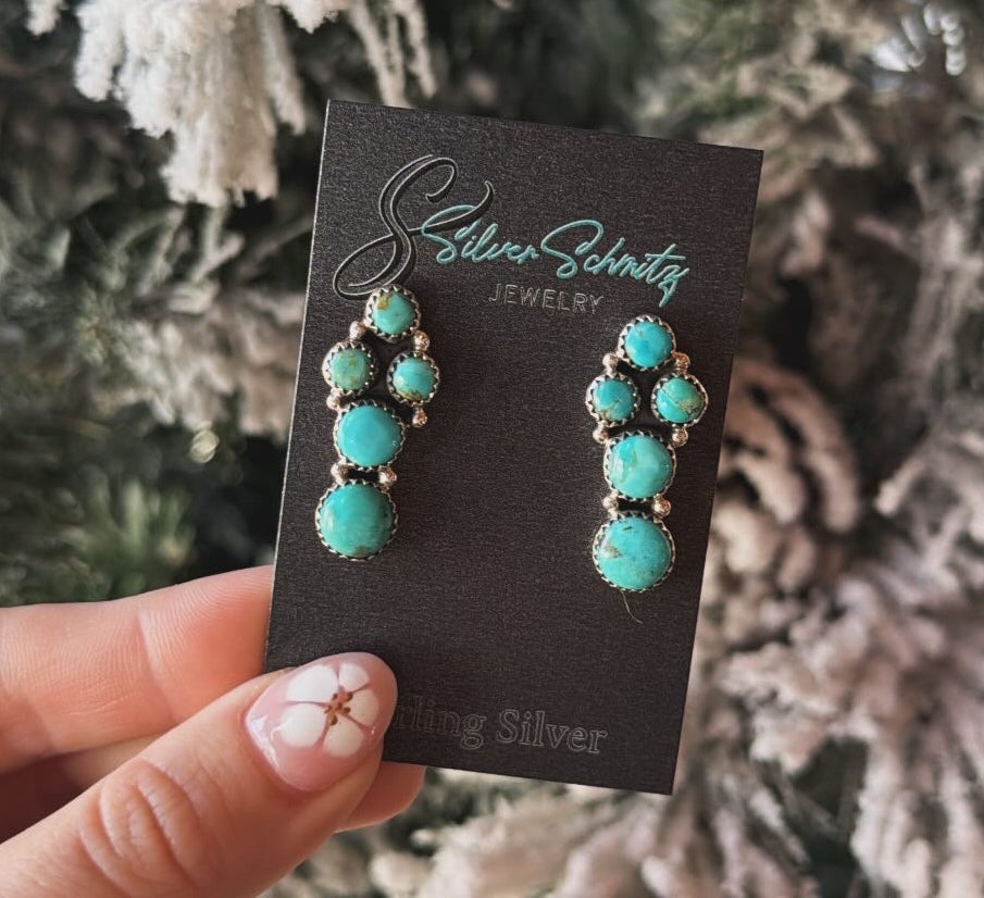 Kingman 5 Stone Earrings