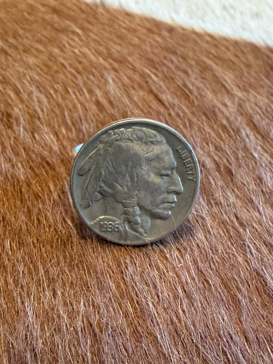 Adjustable Indian Coin Ring