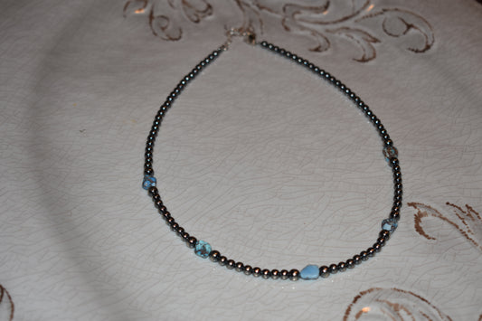 Golden Hills 5 Stone Navajo Necklace